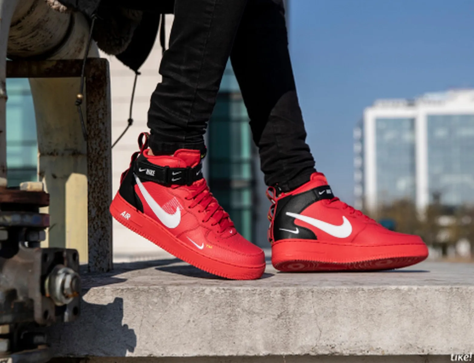 The Force of the Utility – Nike Air Force 1 MID Utility Red